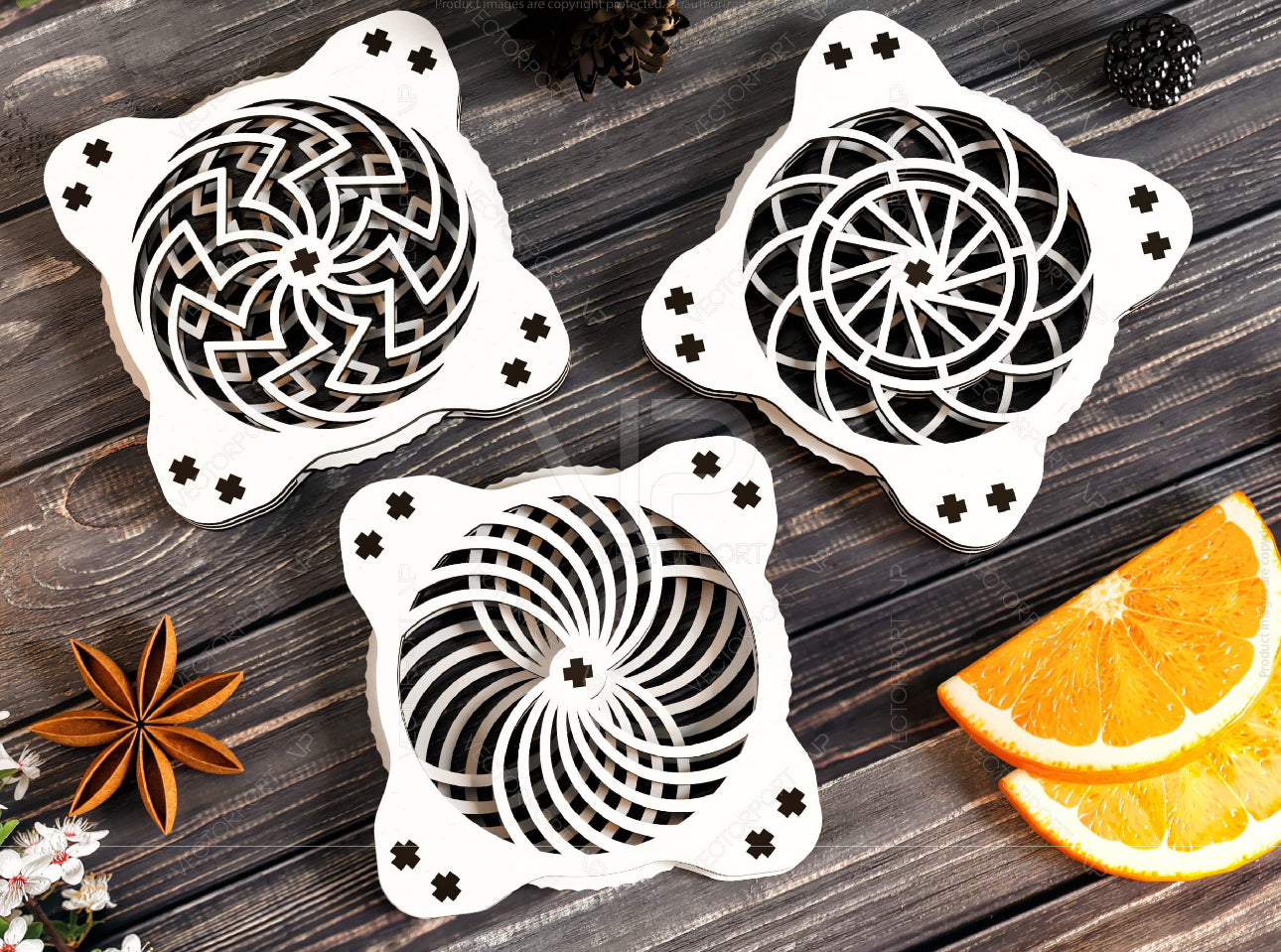 Spinning Drink Coasters